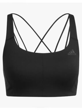 Adidas Coreflow Studio Medium Support Sports Bra - Black, SZ: S (A-C)